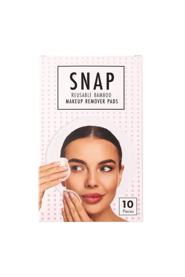 Sister Young Snap Reusable Bamboo Makeup Remover Pads wielorazowe p�atki bambusowe do twarzy 10 szt.