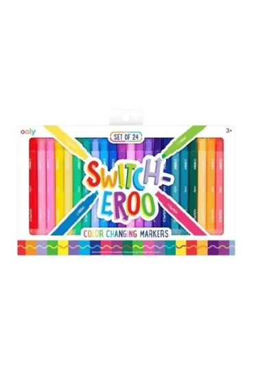 Ooly Flamastry zmieniaj�ce kolor Switch-Eroo 24 szt.