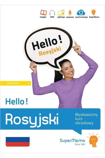Hello! Rosyjski. B�yskawiczny kurs obrazkowy. Poziom A1 - Natalia Wajda