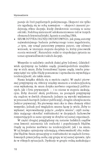 Szum, czyli sk�d si� bior� b��dy w naszych decyzjach - Daniel Kahneman, Cass R. Sunstein, Olivier  Sibony