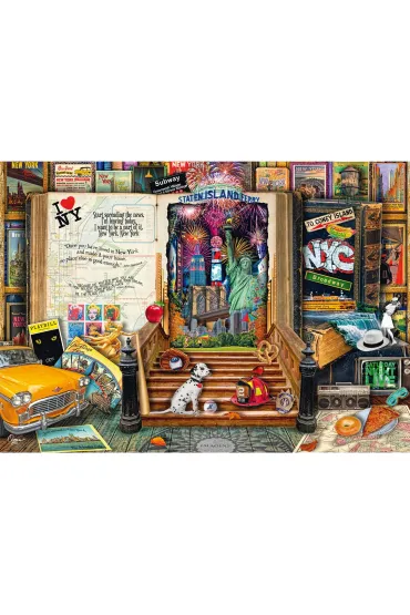 Puzzle PQ 1000 el. Wspomnienia z Nowego Jorku / USA Schmidt - Stewart  Aimee