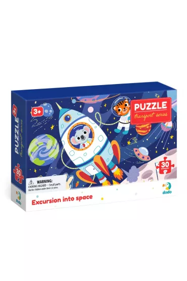 Puzzle 30 el. Profesje. Wyprawa w kosmos Dodo