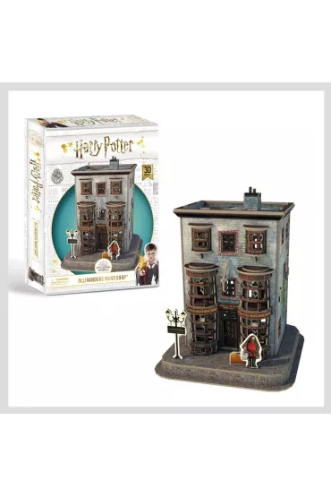 Puzzle 3D 66 el. Sklep Ollivandera z r�d�kami na Pok�tne Cubic Fun