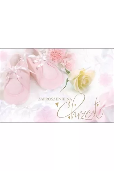Pan Dragon Zaproszenie Chrzest 10 szt.