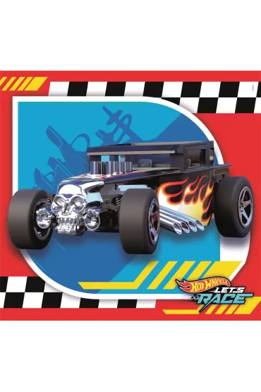 Puzzle 3x48 el. SuperColor. Hot Wheels Clementoni
