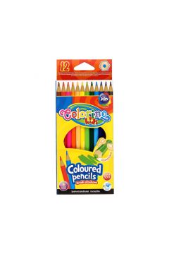 Patio Kredki owkowe heksagonalne Colorino Kids 12 kolorw