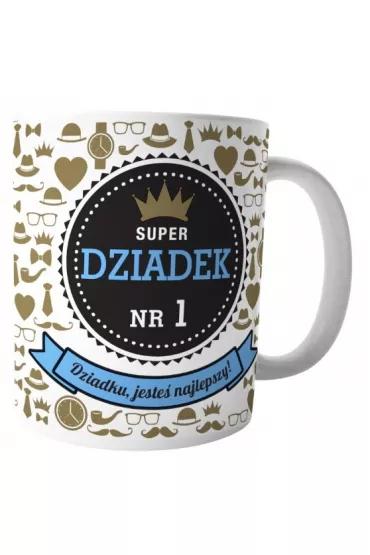 Kukartka Kubek Super Dziadek nr 1
