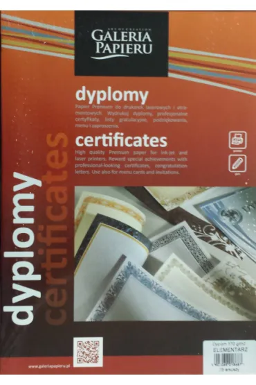 Argo Dyplom  A4 okoliczno�ciowy170g Elementarz GALERIA PAPIERU 216017