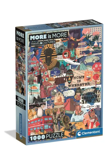 Puzzle 1000 el. Compact Travel&Cultures Clementoni