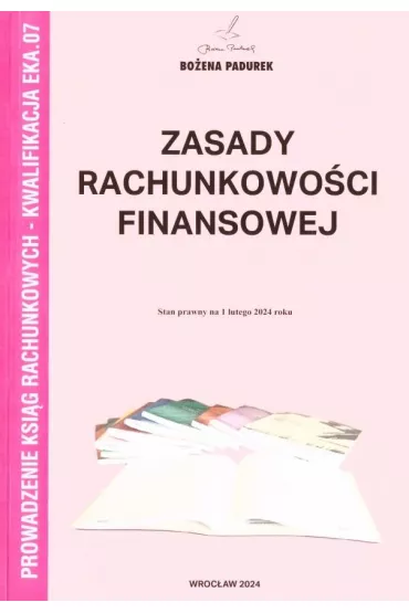 Zasady rachunkowoci finansowej - Boena Padurek