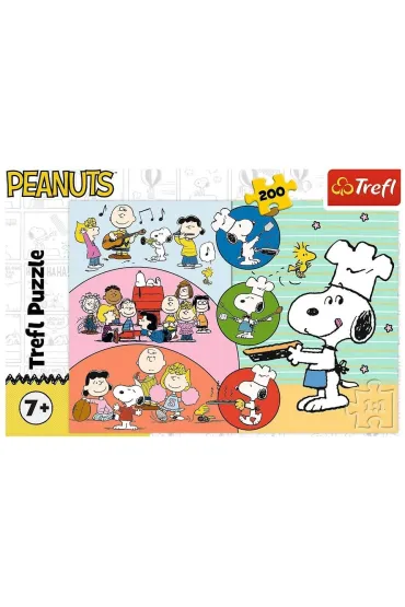 Puzzle 200 element�w Snoppy i Przyjaciele TREFL 13368 TR