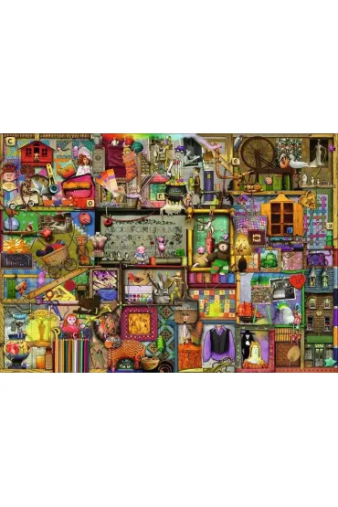 Puzzle 1000 el. Szafka z r�kodzie�em Ravensburger