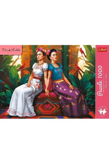 Puzzle 1000 el. Frida Kahlo: Dwa oblicza Trefl