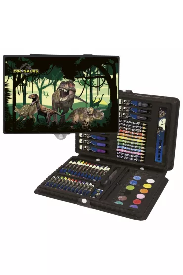 Derform Zestaw artystyczny 71 element�w Dinozaury