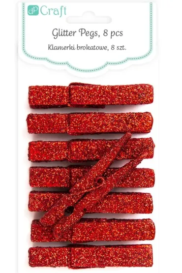 dpCraft Klamerki brokatowe 4,8cm