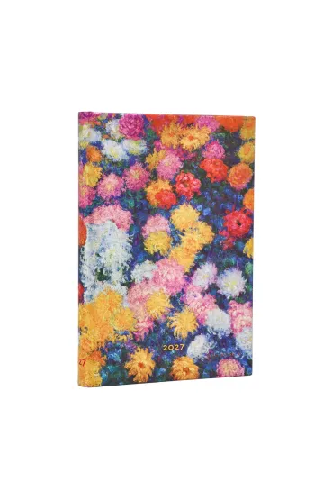 Kalendarz  2027 Monet`s Chrysanthemums tygodniowy