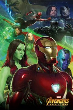 Avengers Infinity War Iron Man - plakat 61x91,5 cm