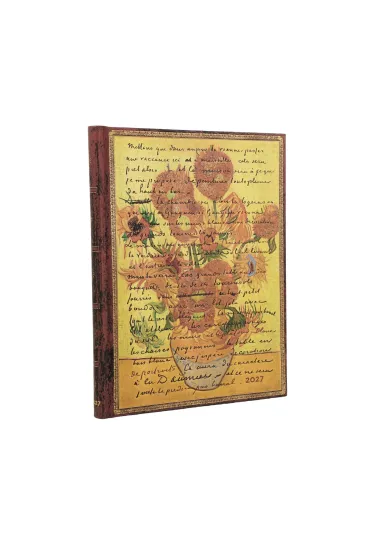 Embellished Manuscripts Collection Kalendarz 2027 Van Gogh Sunflowers tygodniowy