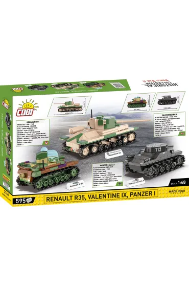Historical collection wwii HC Renault R35,Valentine IX ..