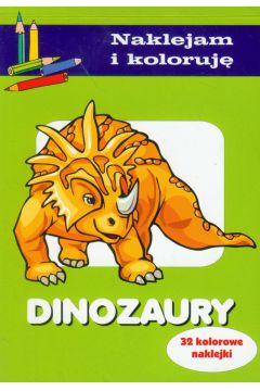 Naklejam i koloruj - Dinozaury