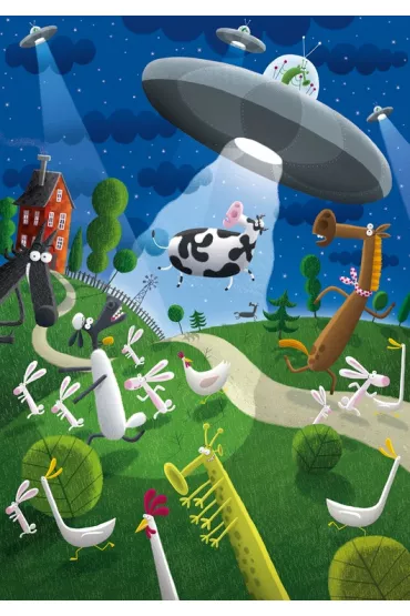 Puzzle 200 el. Superfarmer Granna