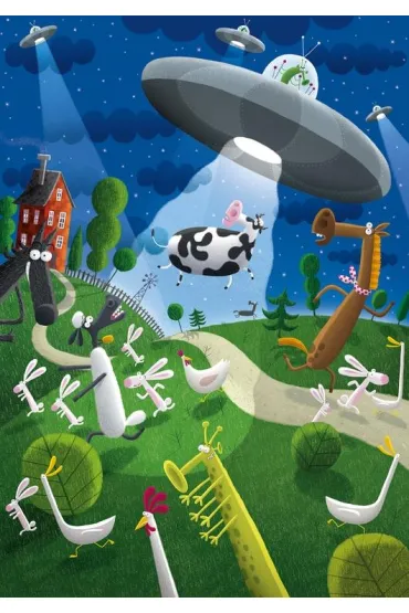 Puzzle 200 el. Superfarmer Granna