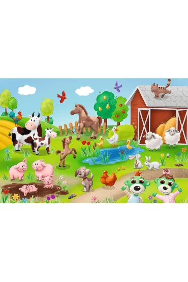 Puzzle maxi 24 el. Bobaski i zwierz�ta Trefl