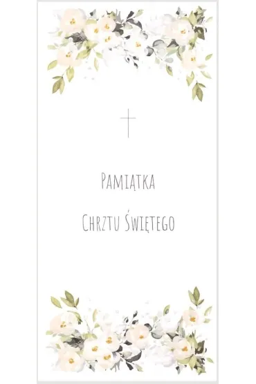 Karnet Chrzest DL C26 - Pami�tka Chrztu �wi�tego