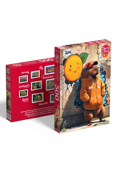 Puzzle 500 el. Don t Worry Be Cappy CherryPazzi