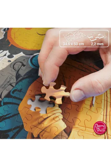 Puzzle 500 el. Don t Worry Be Cappy CherryPazzi