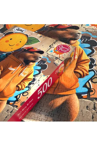 Puzzle 500 el. Don t Worry Be Cappy CherryPazzi