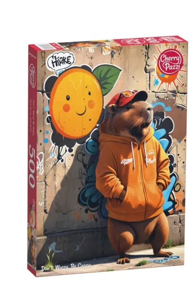 Puzzle 500 el. Don t Worry Be Cappy CherryPazzi