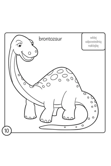 Kolorowanka z kredk� Dinozaury