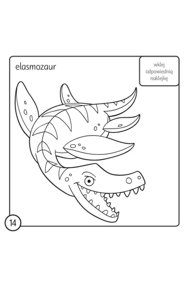 Kolorowanka z kredk� Dinozaury