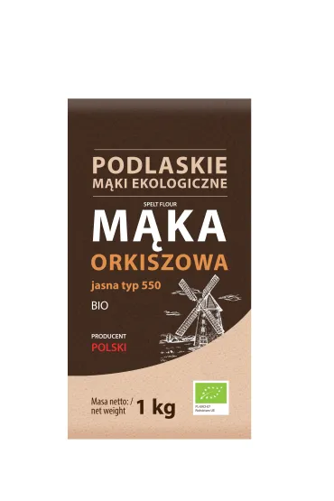 BioLife M�ka orkiszowa jasna typ 550 (uszkodzone opakowanie) 1 kg Bio