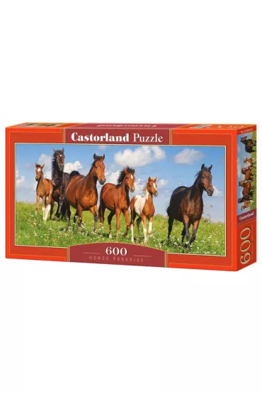 Puzzle 600 el. Horse Paradise Castorland