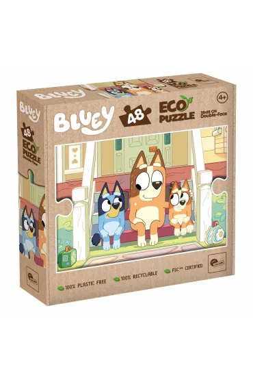 Puzzle dwustronne eko 48 el. Bluey Lisciani