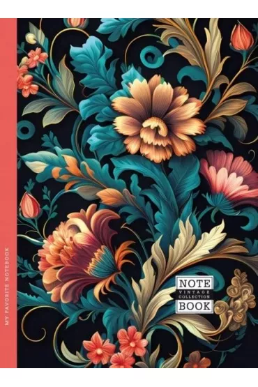Fresh Notatnik ozdobny Flora 143x200 mm, kratka 64 kartek