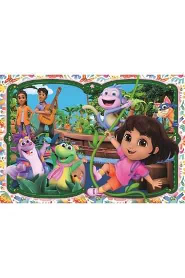Puzzle 104 el. Maxi SuperColor. Dora Clementoni