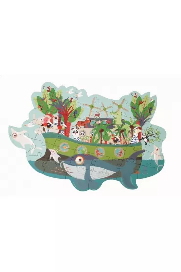 Puzzle konturowe 40 el. Arka Scratch