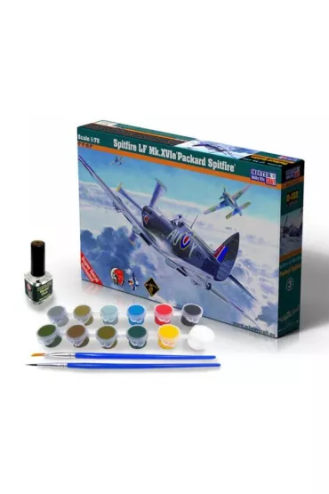 Model samolotu do sklejania Spitfire LF Mk.XVIe `Packard Spitfire` 1:72 (farby + klej) Olymp Aircraft