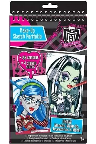 Upiorne makija�e, ma�y szkicownik monster