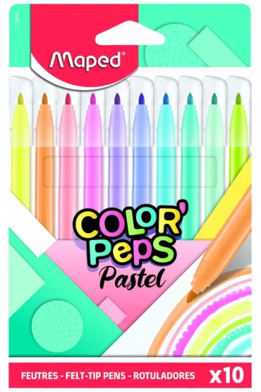 Maped Flamastry Colopeps Pastel 10 szt.