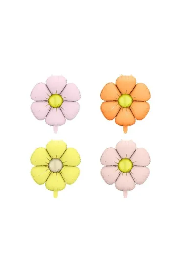 PartyDeco Balony foliowe do girland Stokrotki 65cm