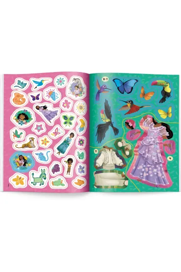 Disney Encanto. Ubieranki naklejanki