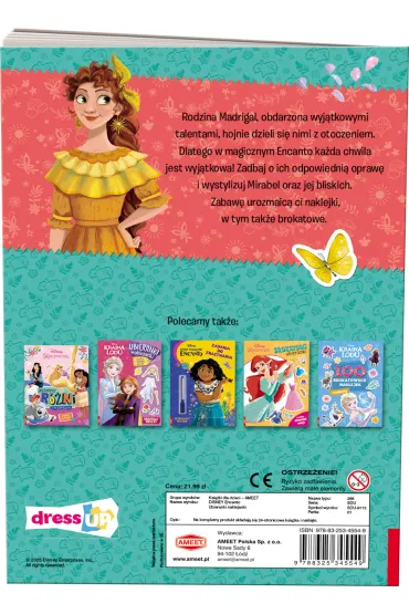 Disney Encanto. Ubieranki naklejanki