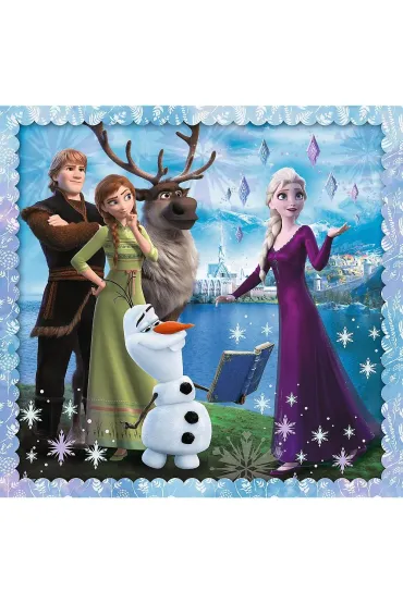 Puzzle 3w1 (20+36+50 el.) Magiczna opowie�� Frozen 2 Trefl