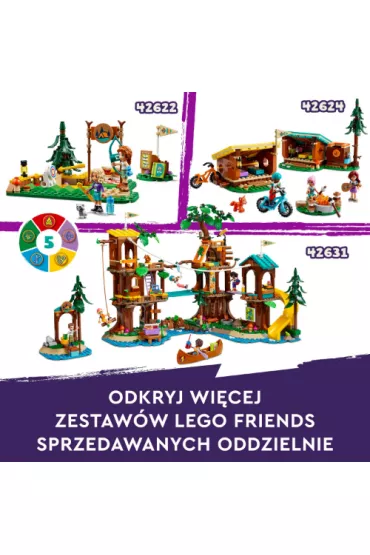 LEGO FRIENDS Sporty wodne na obozie kempingowym 42626