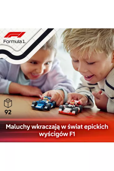 LEGO City F1® Bolidy Williams Racing i Haas F1® 60464
