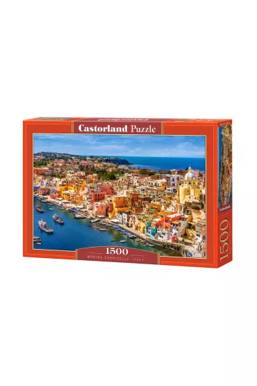 Puzzle 1500 el. Przysta� Corricella, W�ochy Castorland